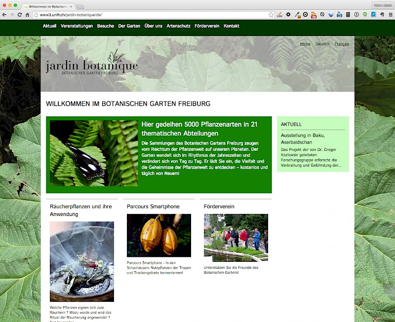 Botanischer Garten der Universität Freiburg