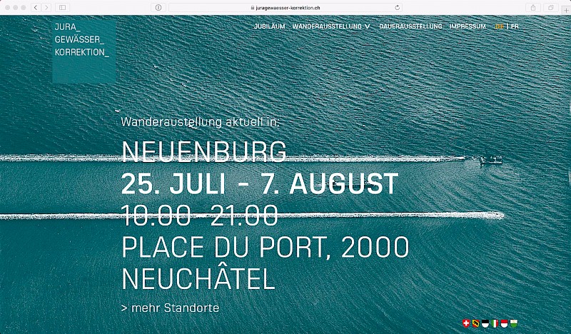 Pegelstand desktop Startseite deutsch